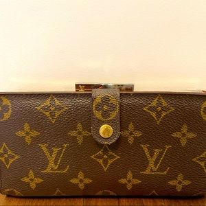 Authentic Louis Vuitton Long Bifold Monogram Wallet - Brown